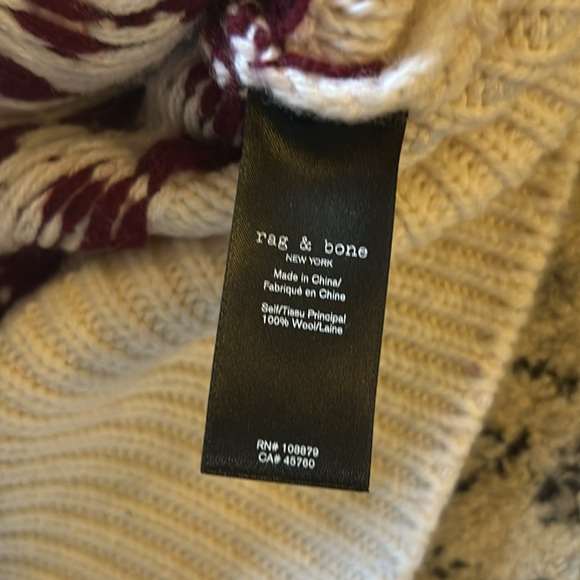 Rag & Bone sweater. 100% wool - Picture 4 of 5
